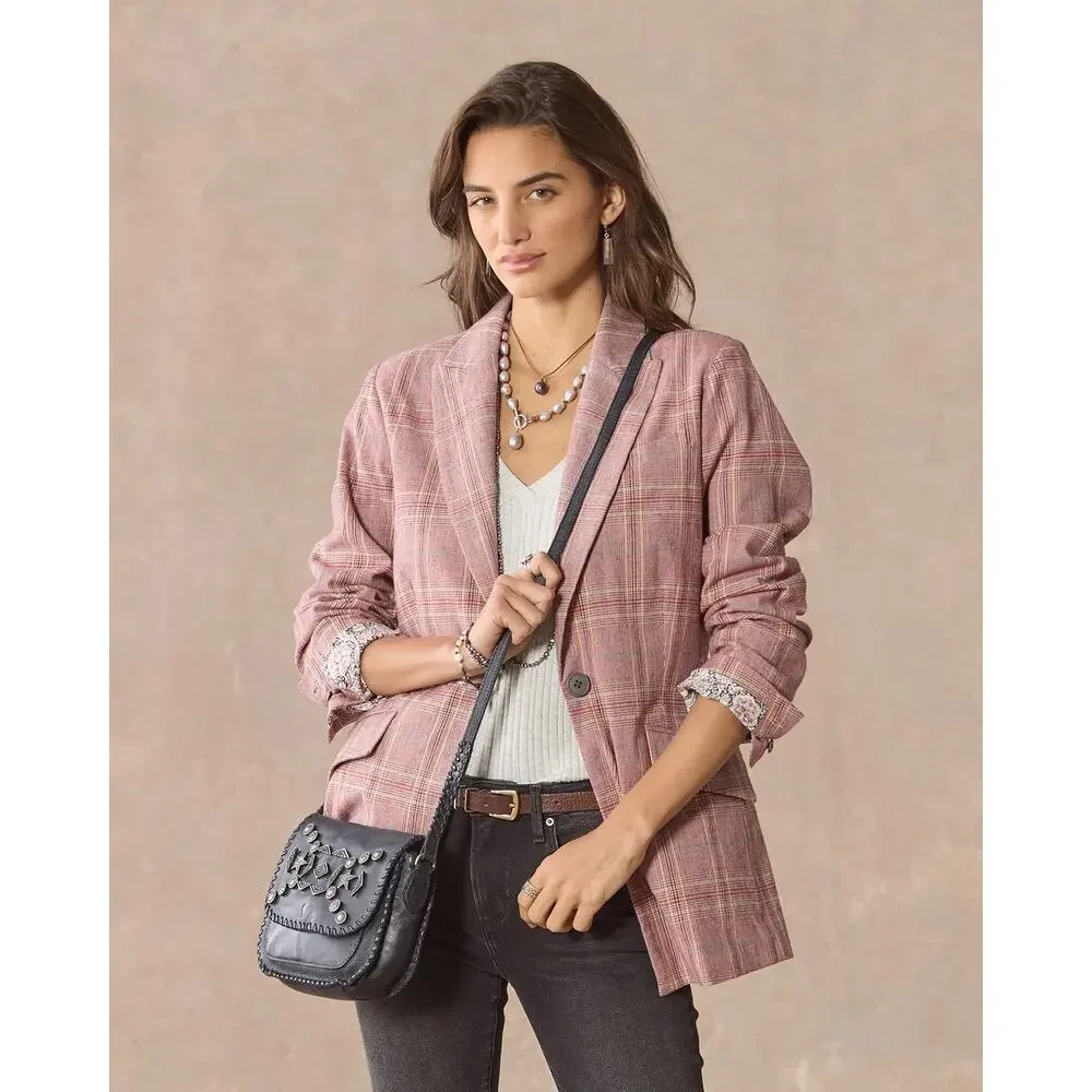 NWOT Karma of Charme Champara leather Crossbody bag - Picture 1 of 16